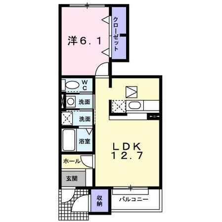 南日永駅 徒歩34分 1階の物件間取画像